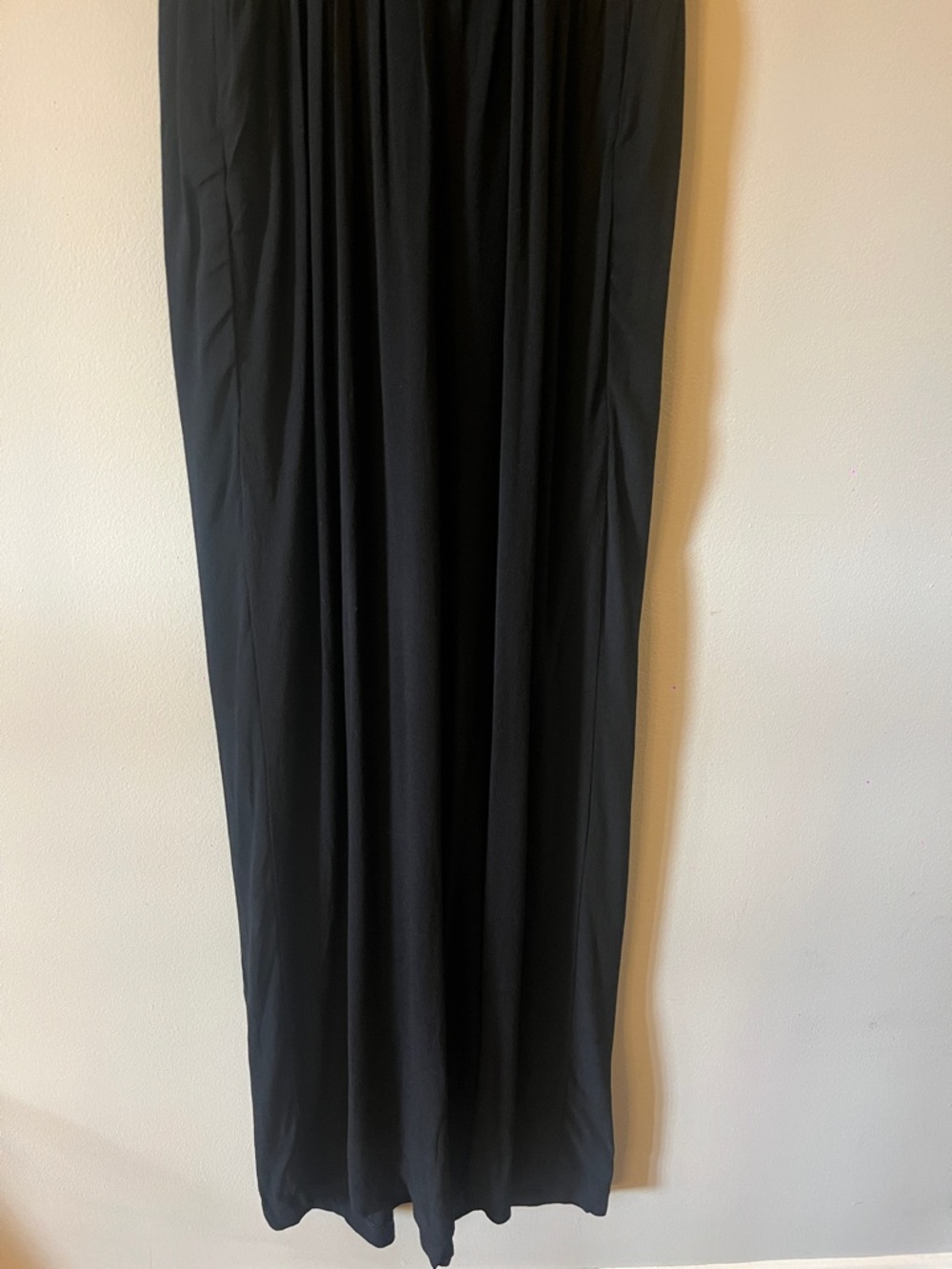 Madewell Black Maxi Dress with Button-Front Bodice - Picture 4 of 7